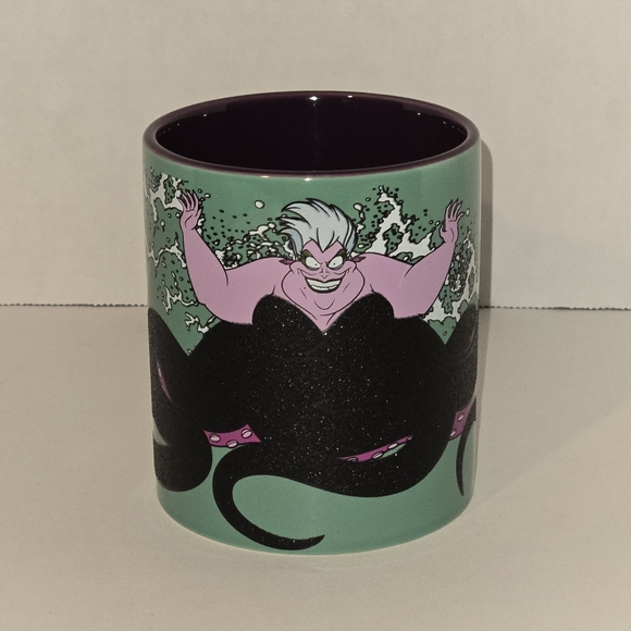 Disney Other - Disney "Little Mermaid" Ursula Mug with Purple, Green and Black Design 14 Oz